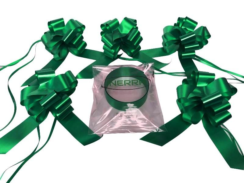 emerald green wedding car ribbon bows kit decoration