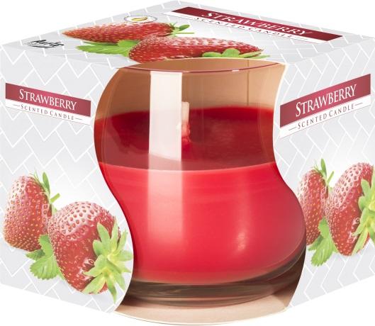 strawberry christmas scent scented candles mantlepiece