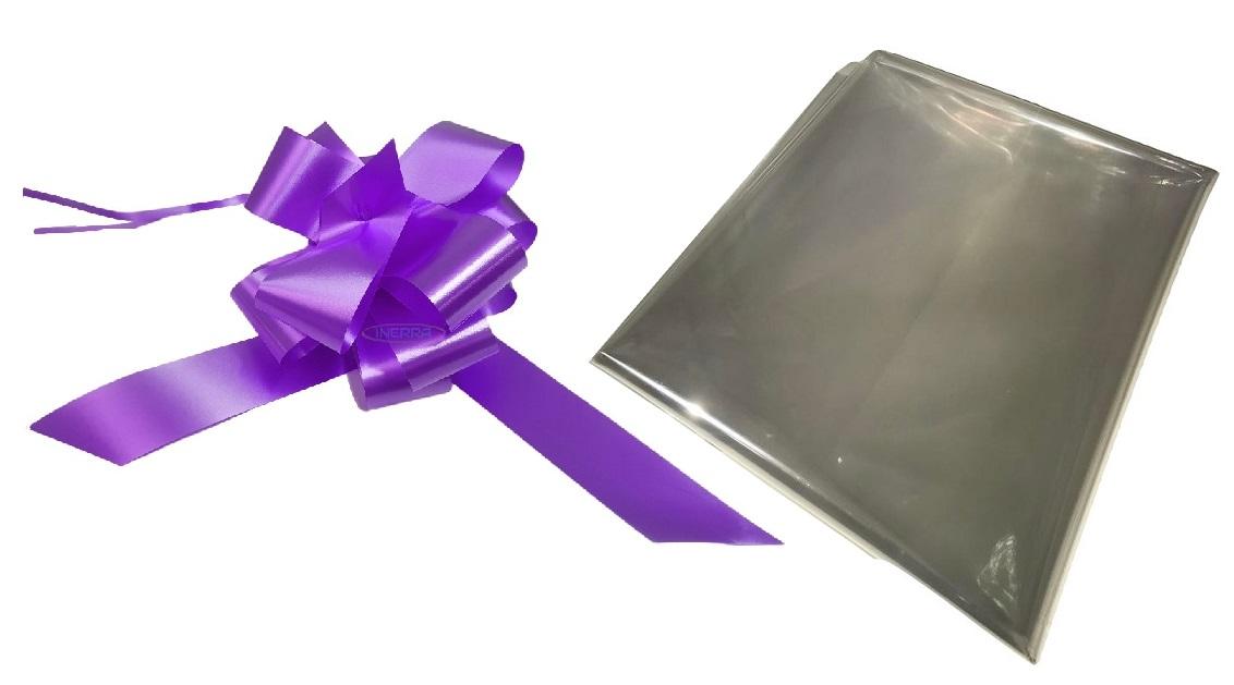 lilac hamper wrapping kit