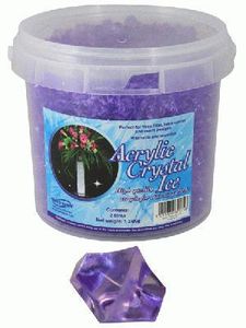 acrylic gem crystal rhinestone wedding table scatter crystals bucket large purple