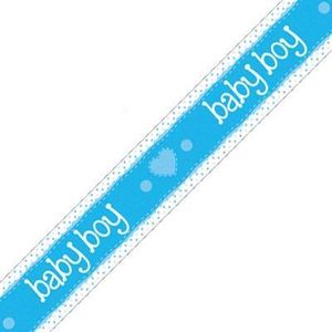 9ft Baby Boy Banner Blue
