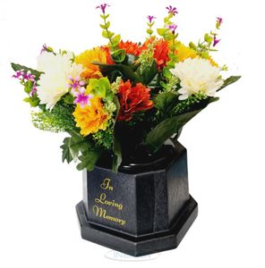 grave vase flower holder bouquet graveside bunch vase