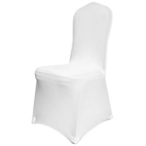 wedding chair spandex stretch cover white