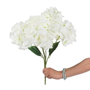 Artificial Flowers Hydrangea Bouquet Ivory