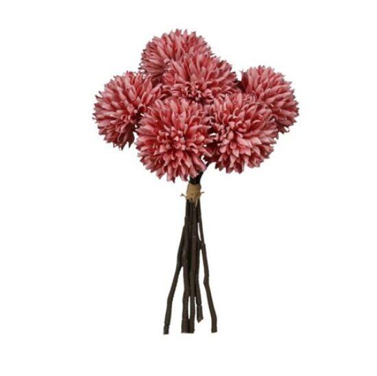 pom pom bundle artificial flowers pink
