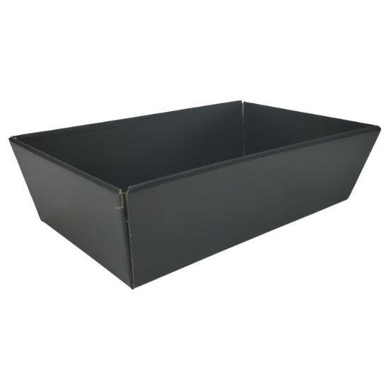 black hamper cardboard tray