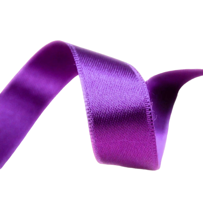 purple satin ribbon
