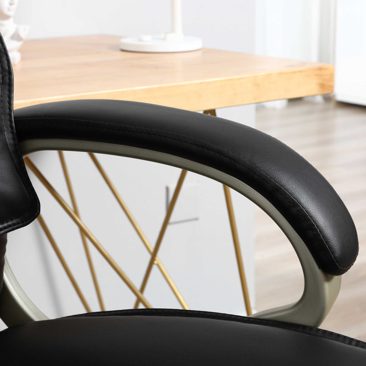 Executive Computer Office Desk Chair PU Leather Swivel