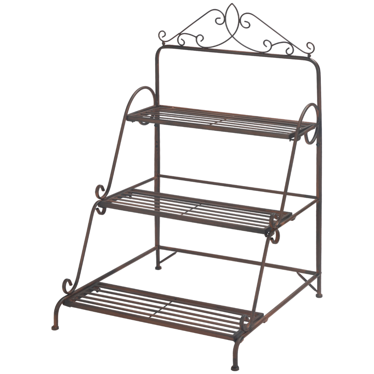 Tier Stair Style Metal Plant Stand, Flower Pot Holder Display Shelf