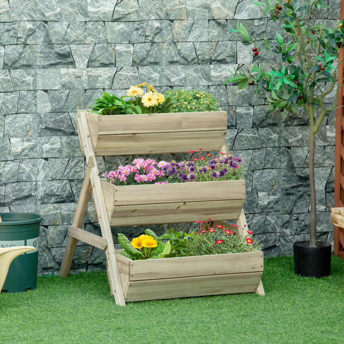 Raised Garden Bed Kit for Flower & Vegetables