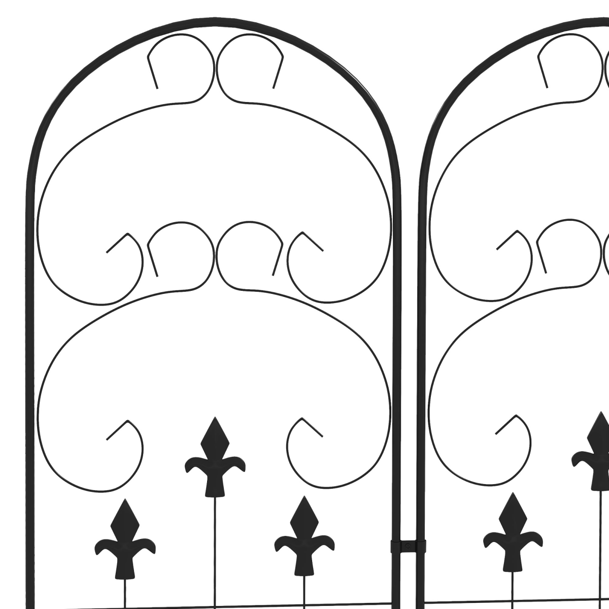 Set of 2 Metal Trellis for Climbing Plants