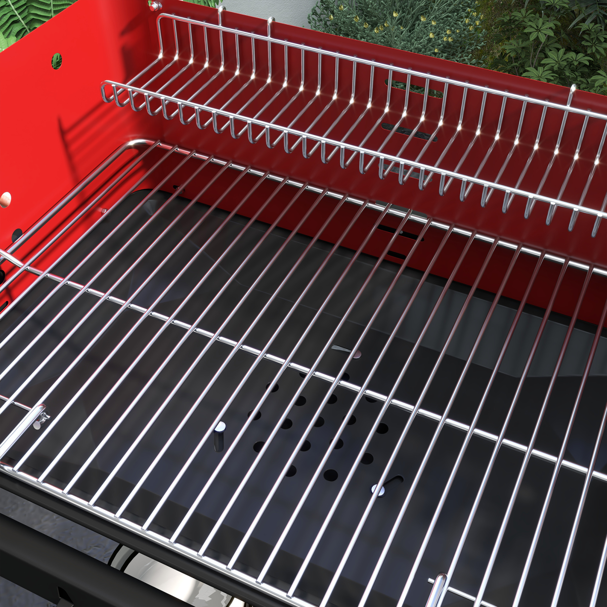 Charcoal Barbecue BBQ Grill 5-level