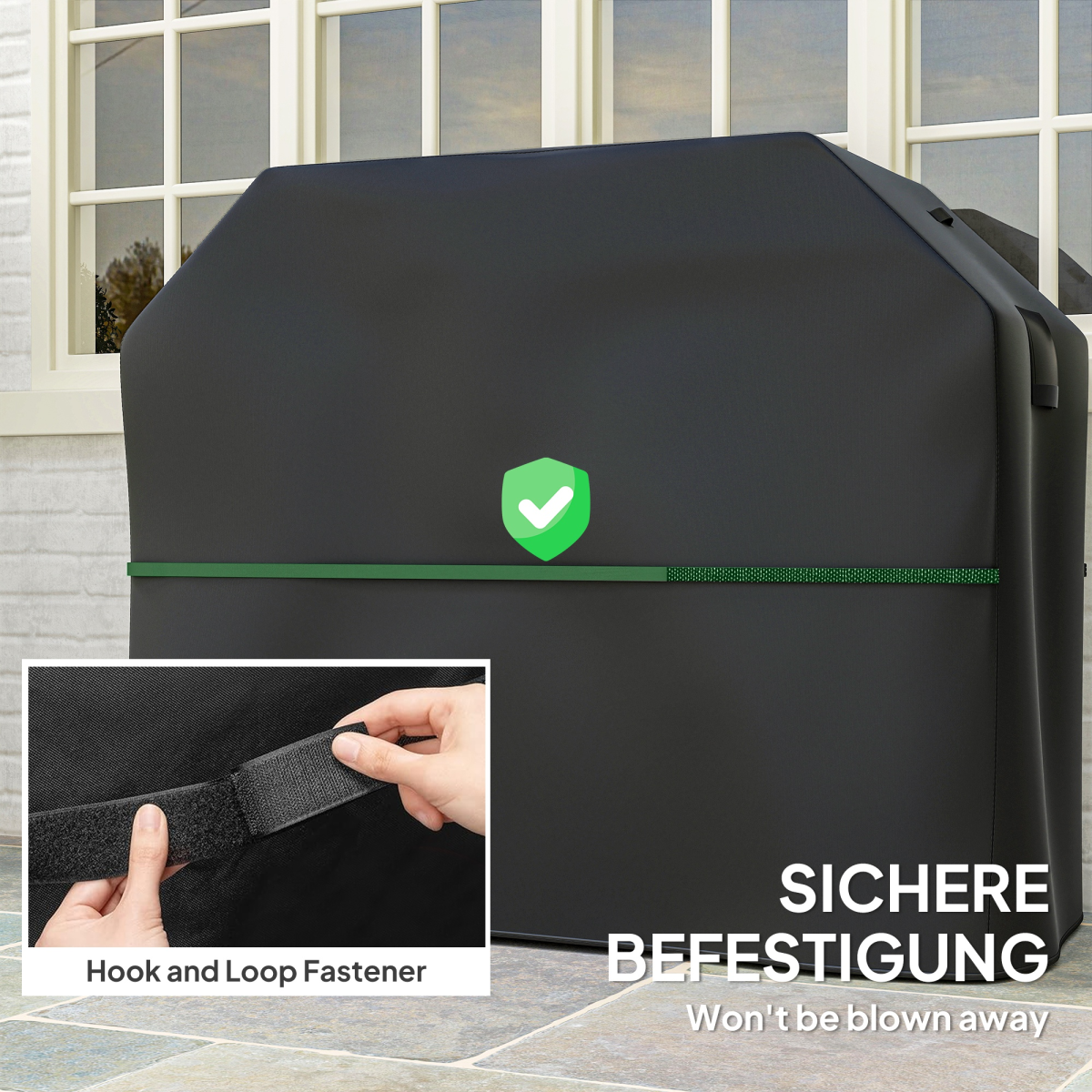 Barbecue Cover, Waterproof UPF30+ Rip-Proof