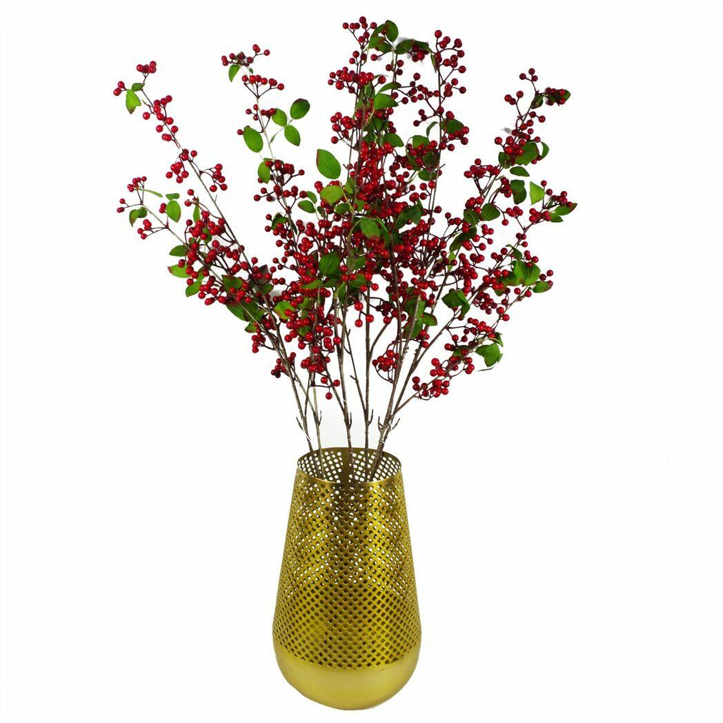 berry spray stem artificial christmas