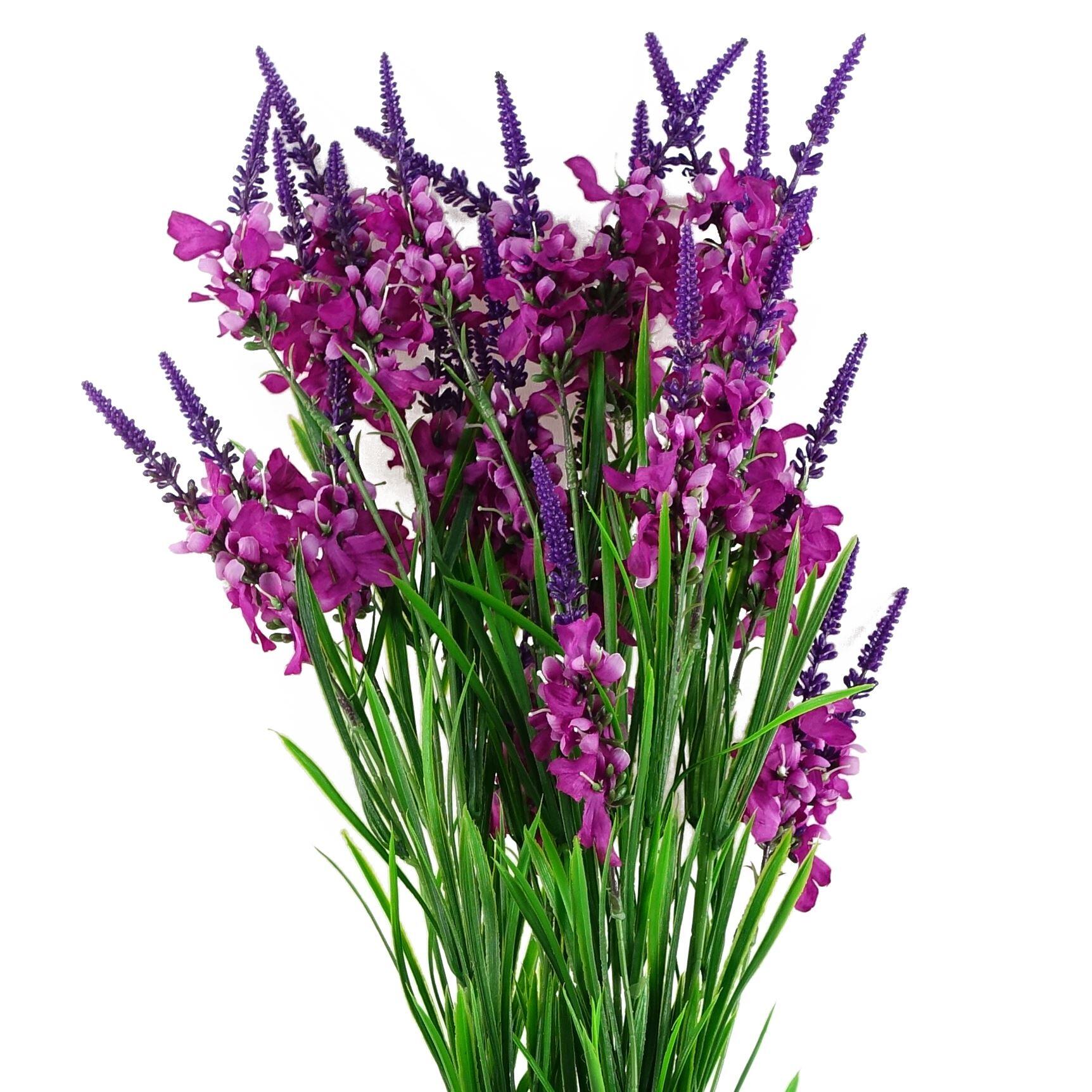 pack of 6 x 80cm dark pink larkspur view 1