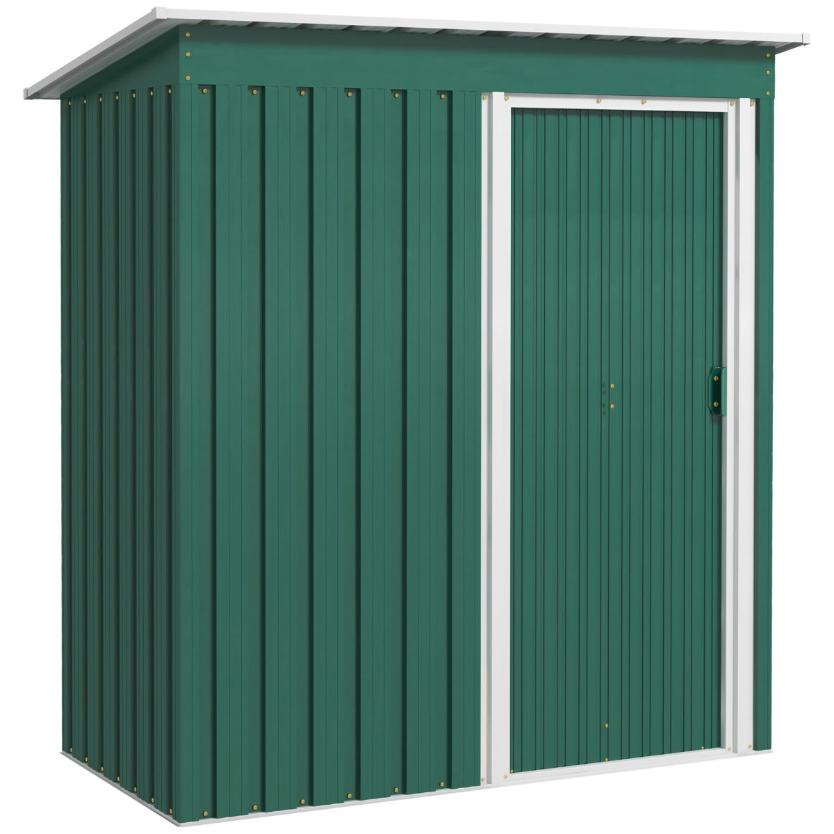 outsunny 5 x 3ft garden storage shed sliding