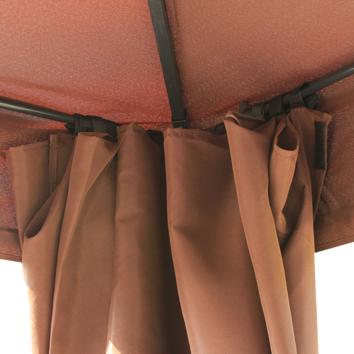 3x4m metal gazebo marquee patio canopy shelter with view 6