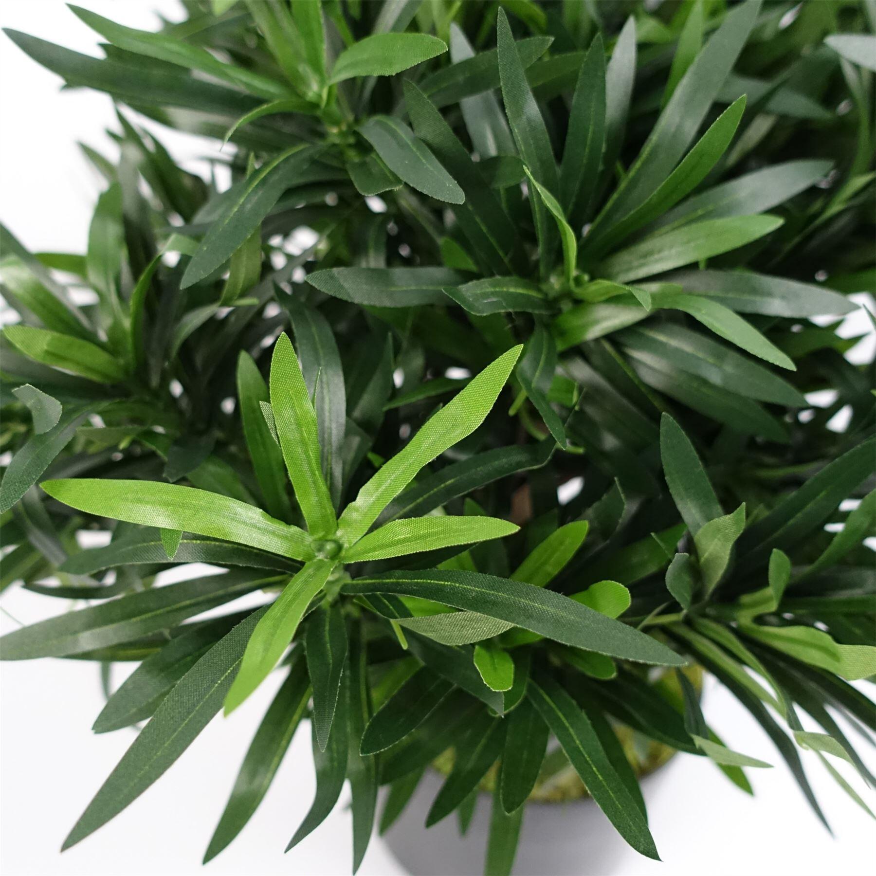 image of 40cm podocarpus bush artificial plant view 3