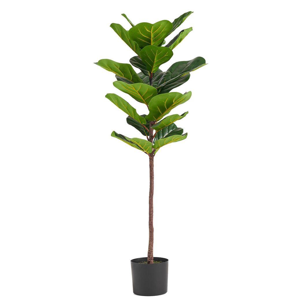 image of 120cm premium artificial fiddle fig tree