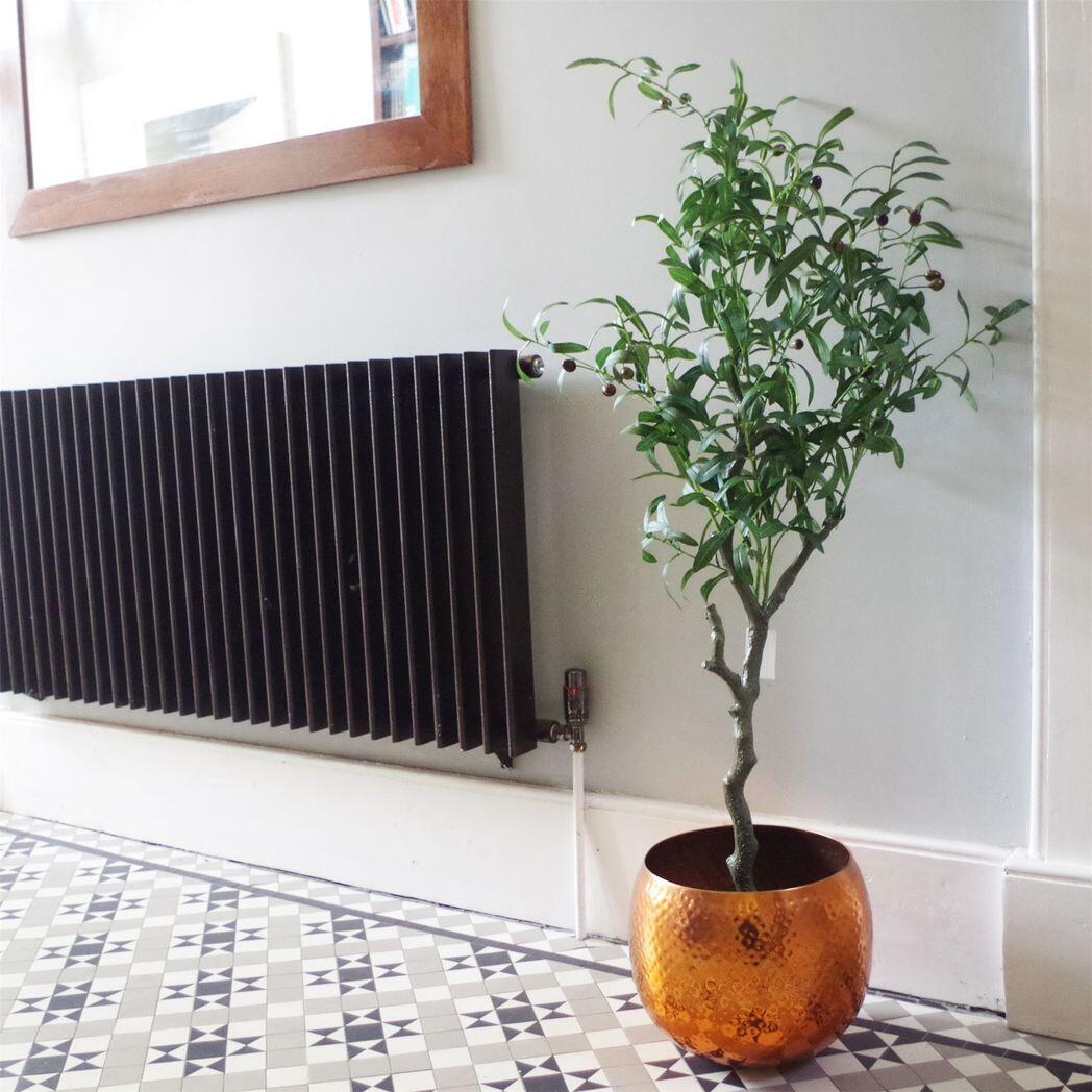 image of 120cm artificial olive tree natural style view 6