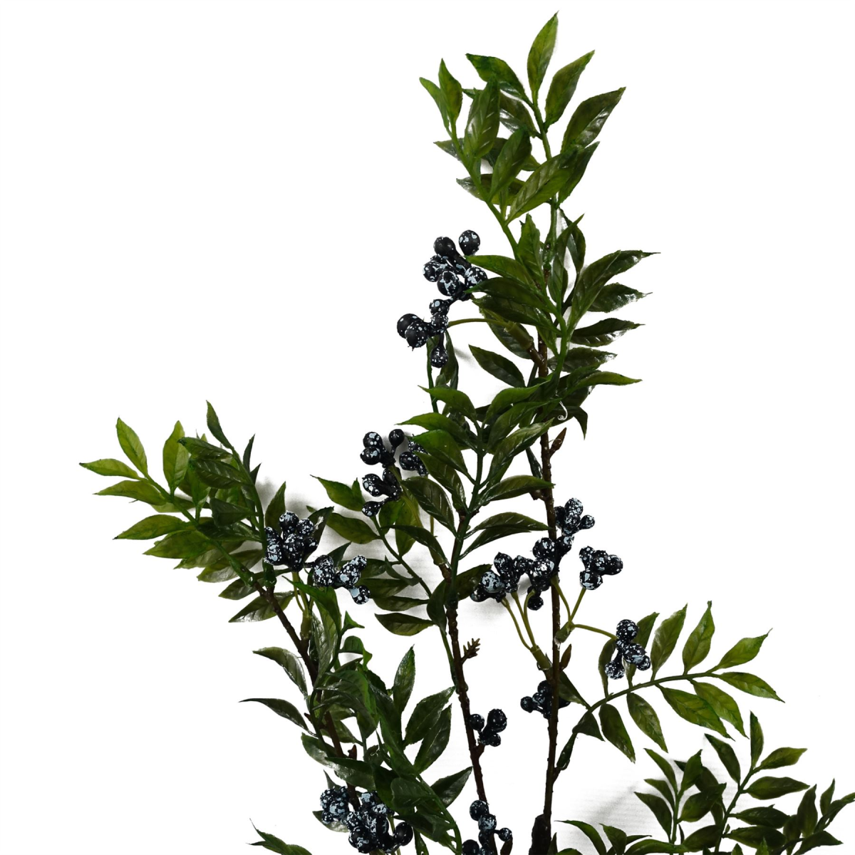Picture of 6x 70cm Nandina Foliage Blue Berry Spray Artificial