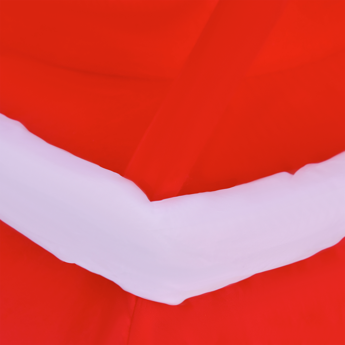 Picture of 8ft Christmas Inflatable Deco with Santa Claus on Snowman Hot Air Balloon LED in a clear product view.