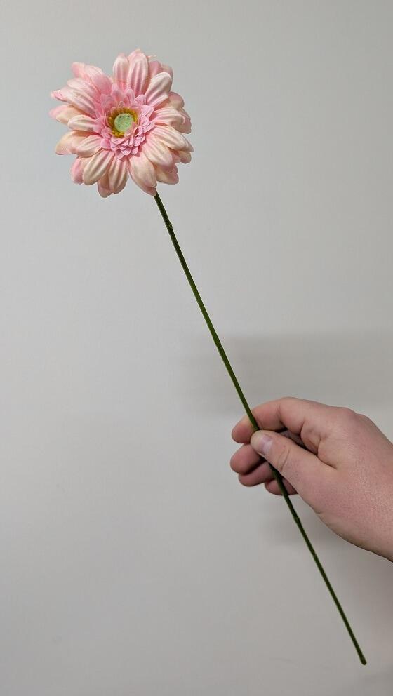 Artificial light pink Gerbera Flower