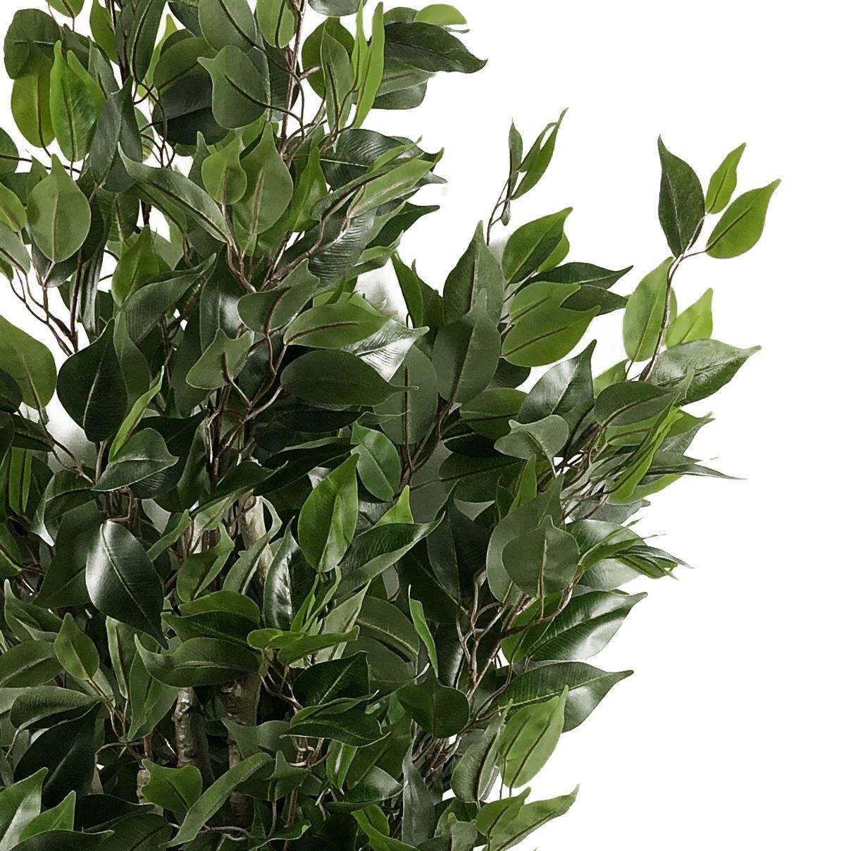 110cm evergreen ficus artificial copper tree planter product image