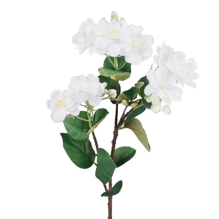 Artificial Flower Spray Stem 60cm Jasmine White