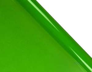 lime green tinted cellophane