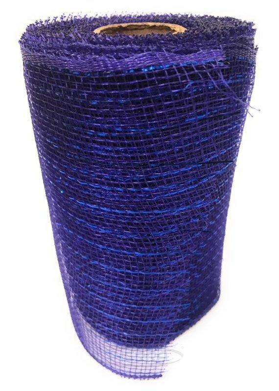 royal blue deco mesh 6 inch