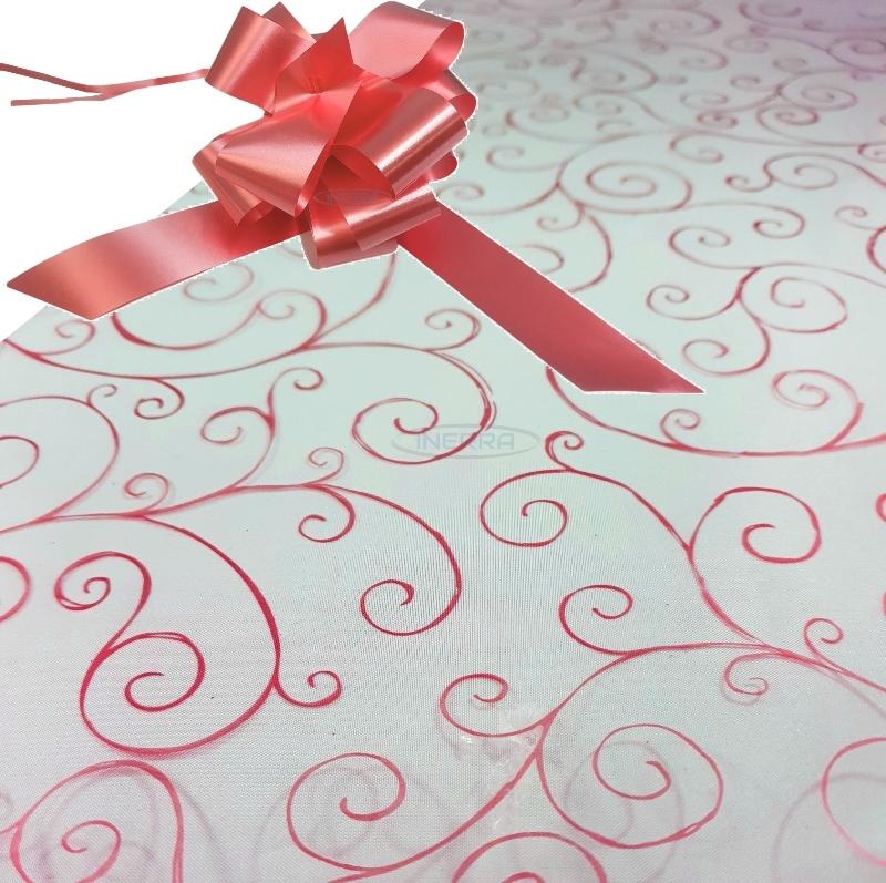 pink bow cellophane hamper wrapping kit christmas