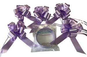 lilac wedding car ribbon bows kit decoration