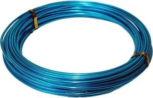 mid blue floral florist wire