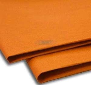 light orange tissue paper sheets