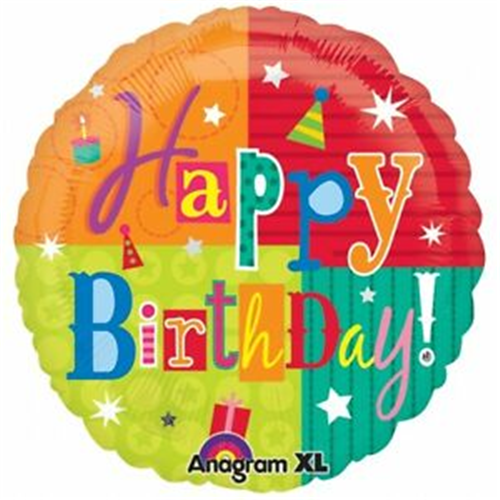 anagram foil helium party happy birthday giant balloons