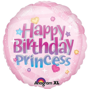 princess happy birthday party foil helium balloons giant large
