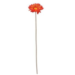 orange gerbera stem artificial flower large