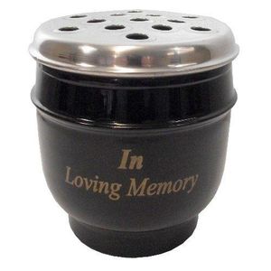 Globe Grave Vase Pot for Flowers In Loving Memory