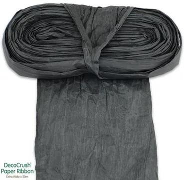 deco crush paper ribbon decocrush eleganza black