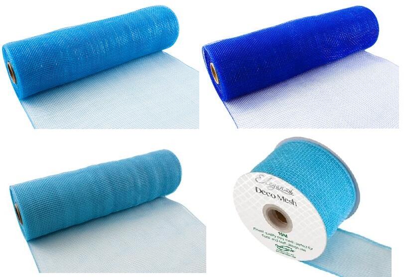 deco mesh bundle blue