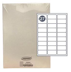 27 per sheet blank label printer stickers
