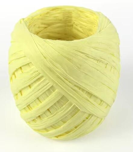yellow raffia ribbon