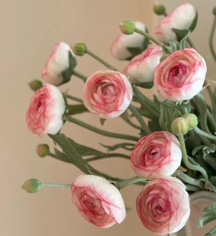 artificial ranunculus flowers