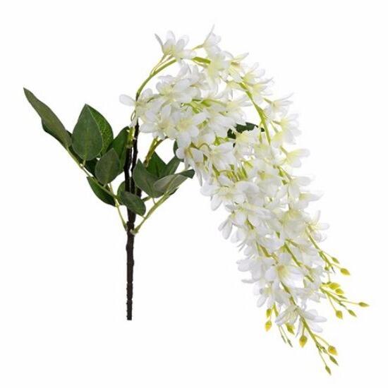 Artificial Flowers 54cm Trailing Wisteria Ivory