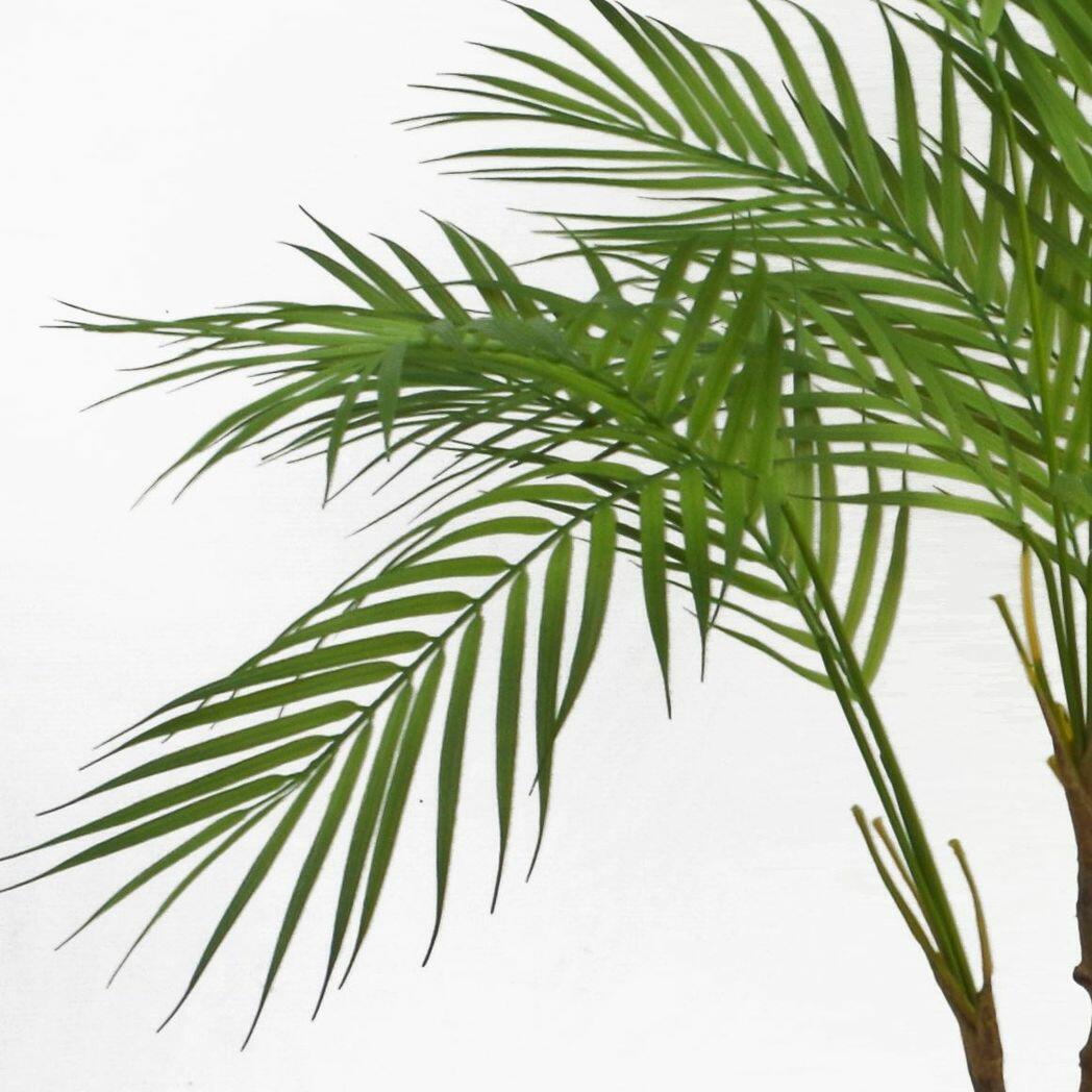 Artificial Areca Palm Plant Twisted Detail Trunk