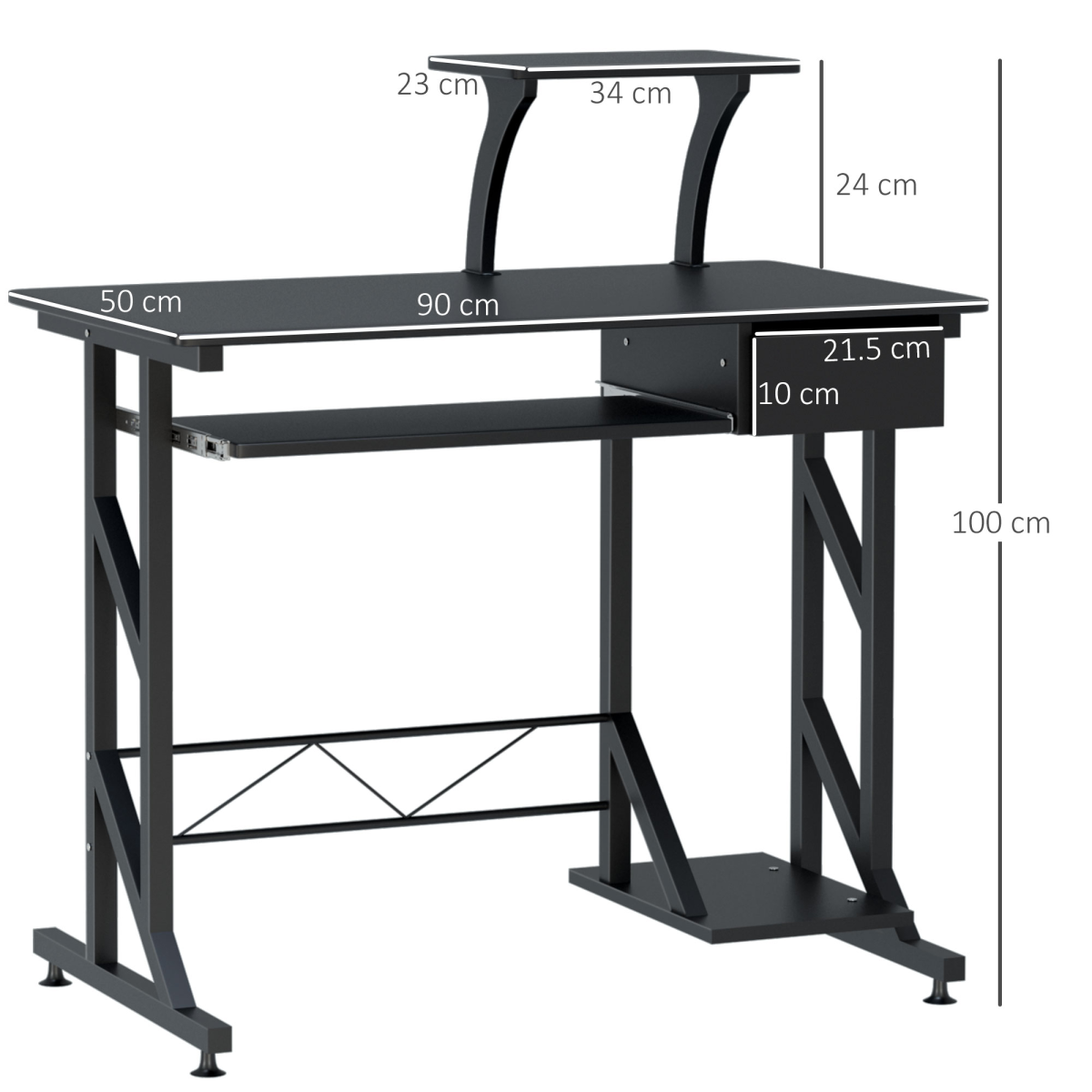 Computer Desk Workstation