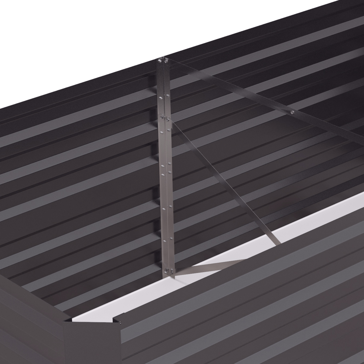 Galvanised Steel Outdoor Raised Bed