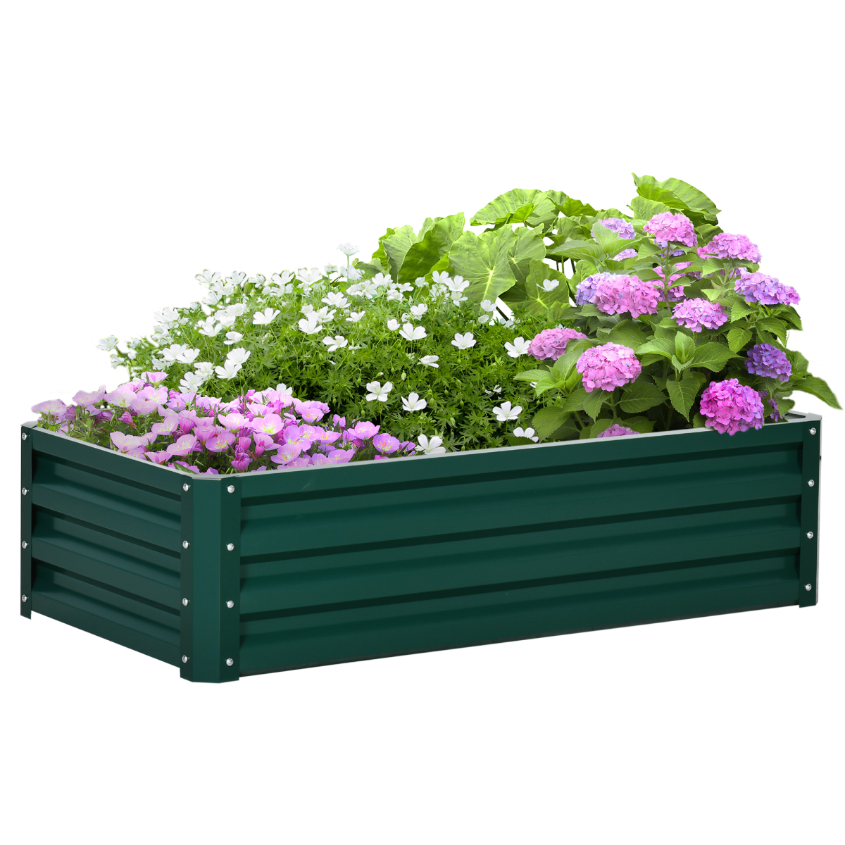 Garden Bed Steel Planter Growing Box for Vegetables Flowers
