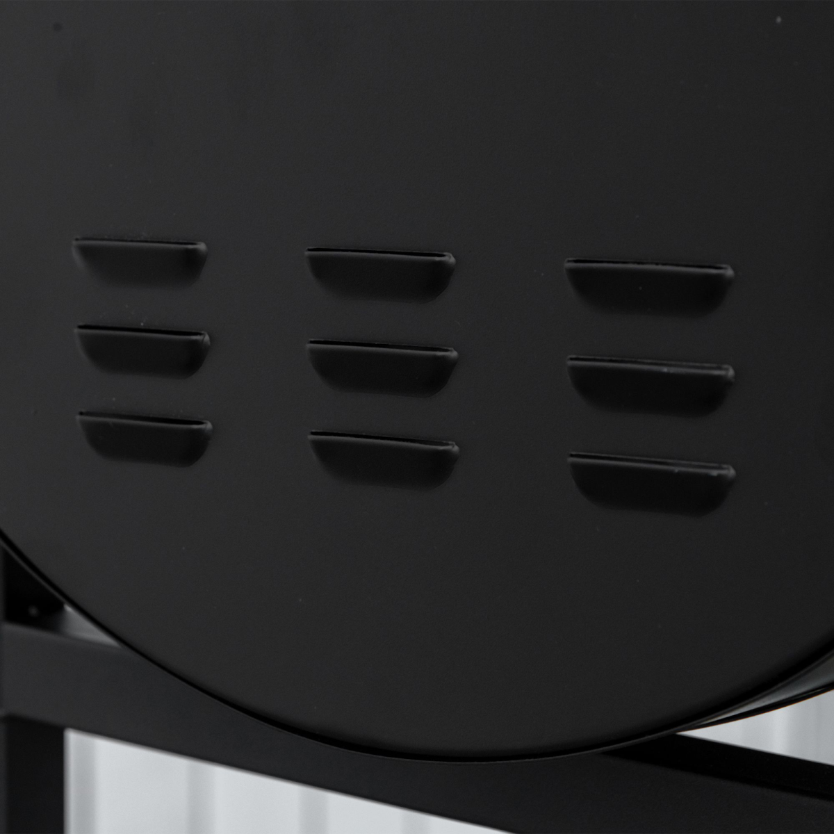 Steel 2-Grill Charcoal BBQ Black